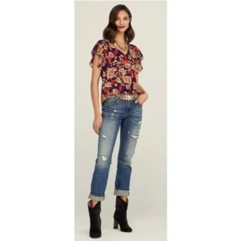*NEW *| Cabi 4152 100% Boyfriend Jeans - Picture 5 of 7